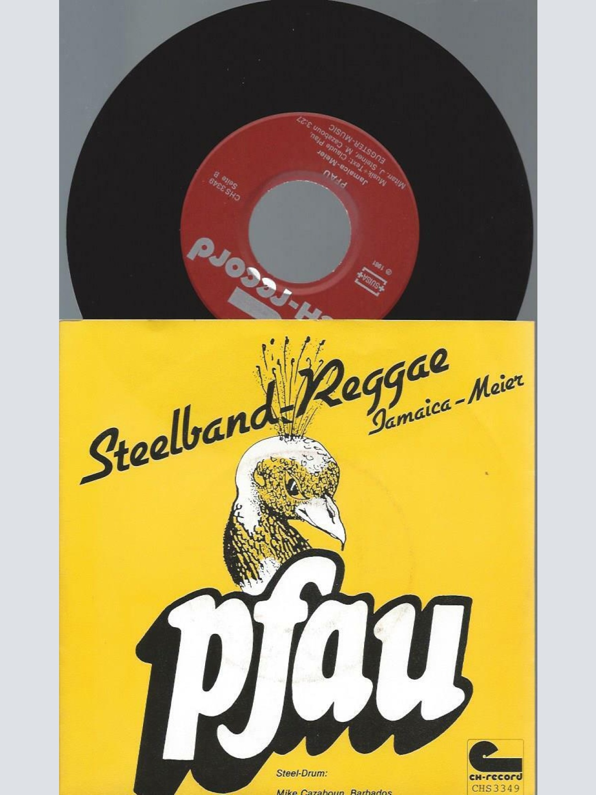 7" Pfau – Steelband-Reggae