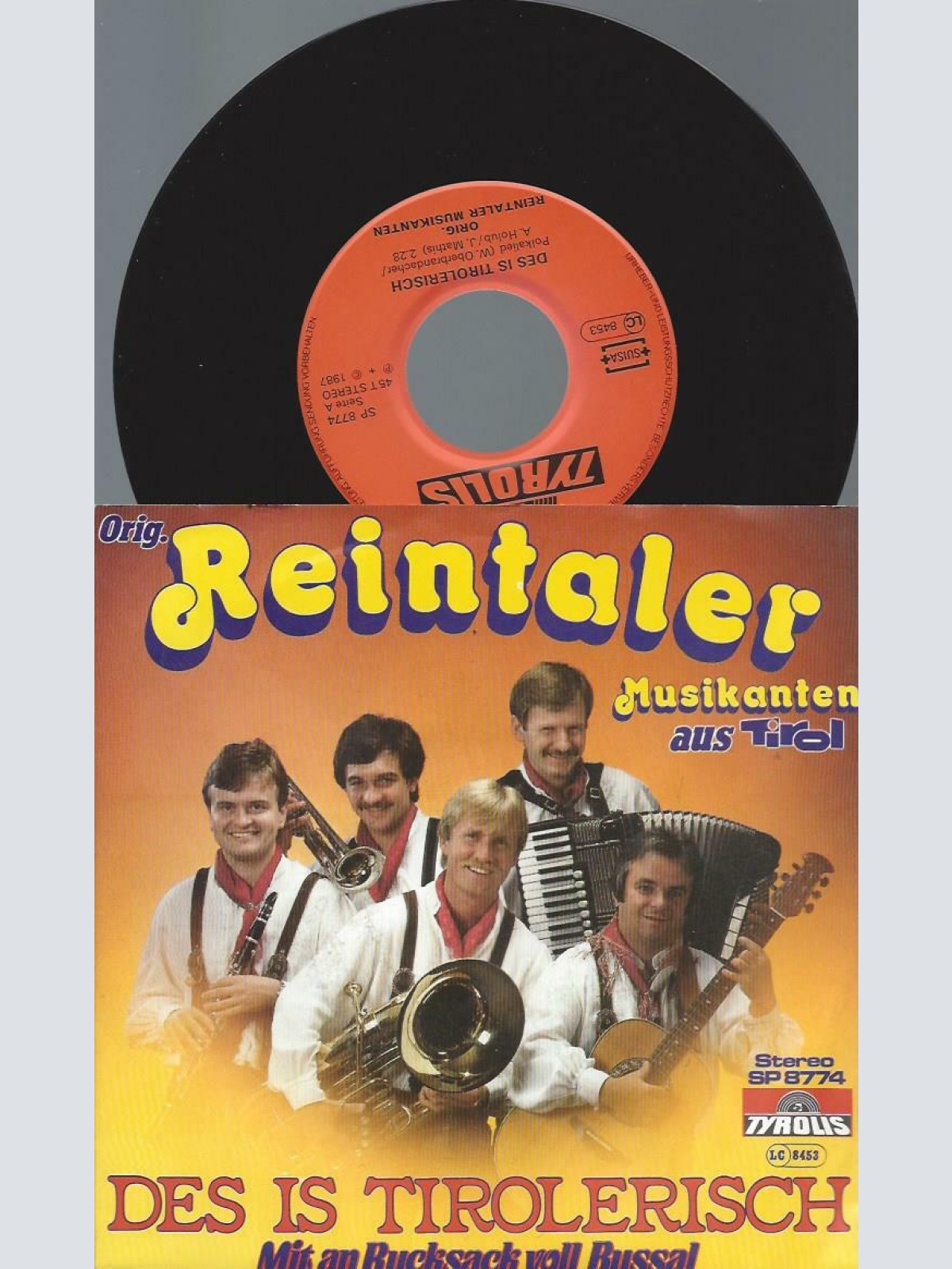 7" Orig. Reintaler Musikanten – Des Is Tirolerisch