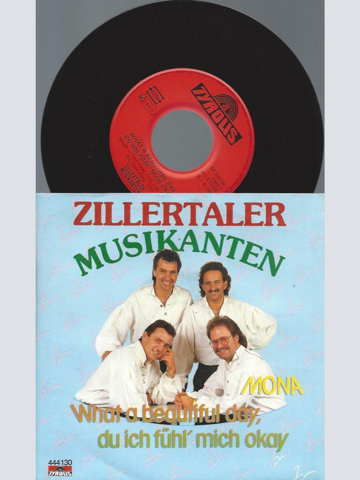 7" Die Zillertaler Musikanten – Mona