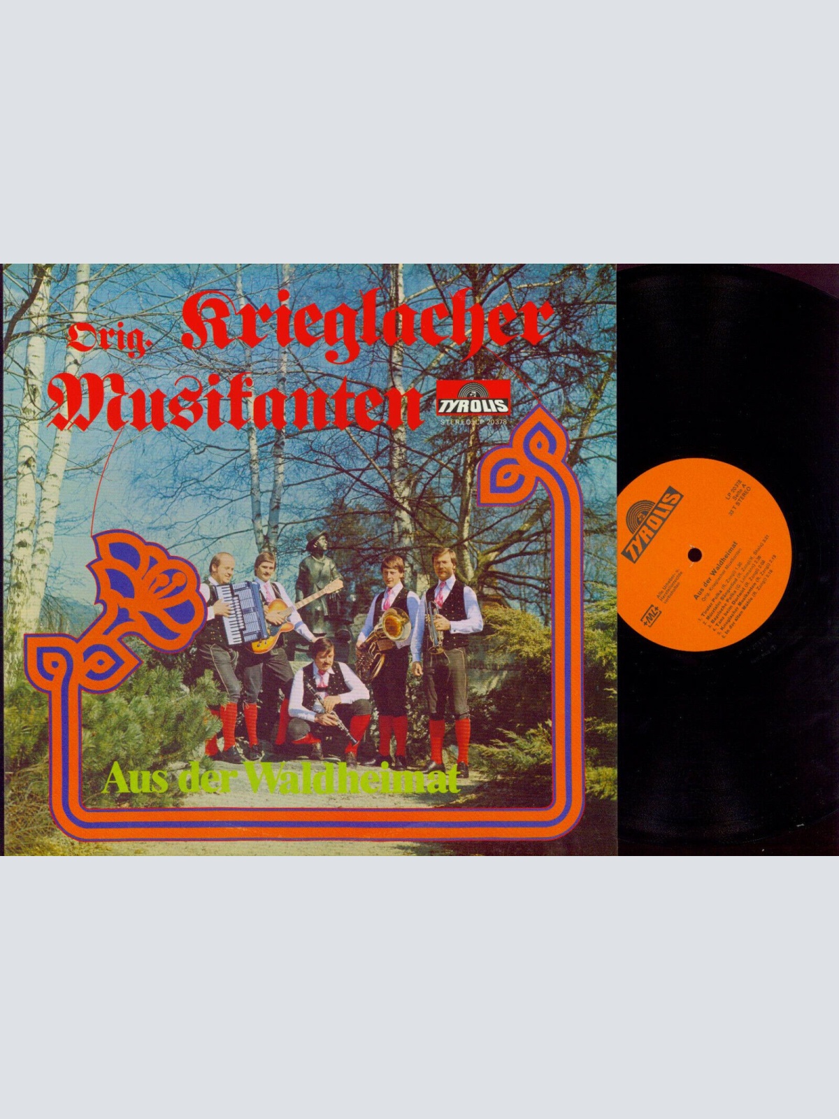 LP--Krieglacher Musikanten // Aus der Waldheimat  /NM