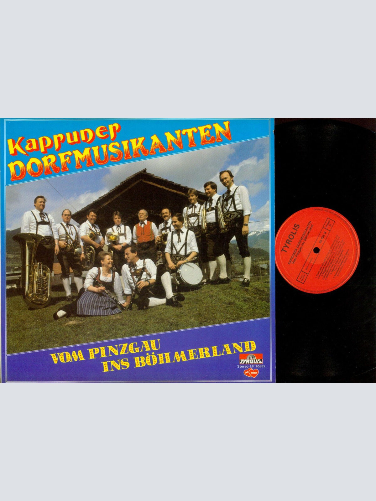 LP--Kapruner Dorfmusikanten  // Vom Pinzgau ins Böhmerland  //NM