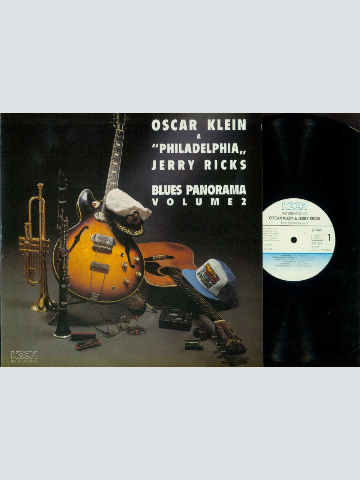 LP--Oscar Klein & Philadelphia Jerry Ricks – Blues Panorama 2  //NM