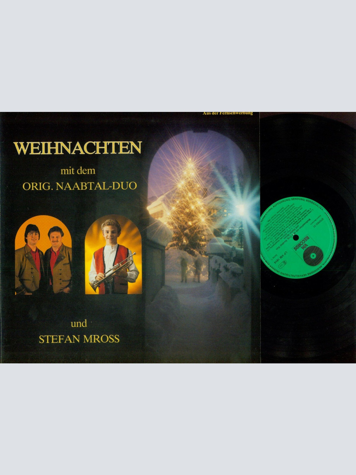 LP--Weihnachten (Mit Dem Orig. Naabtal-Duo Und Stefan Mross)  //NM