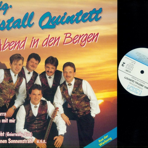 LP--Orig. Kristall Quintett – Abend in den Bergen /NM