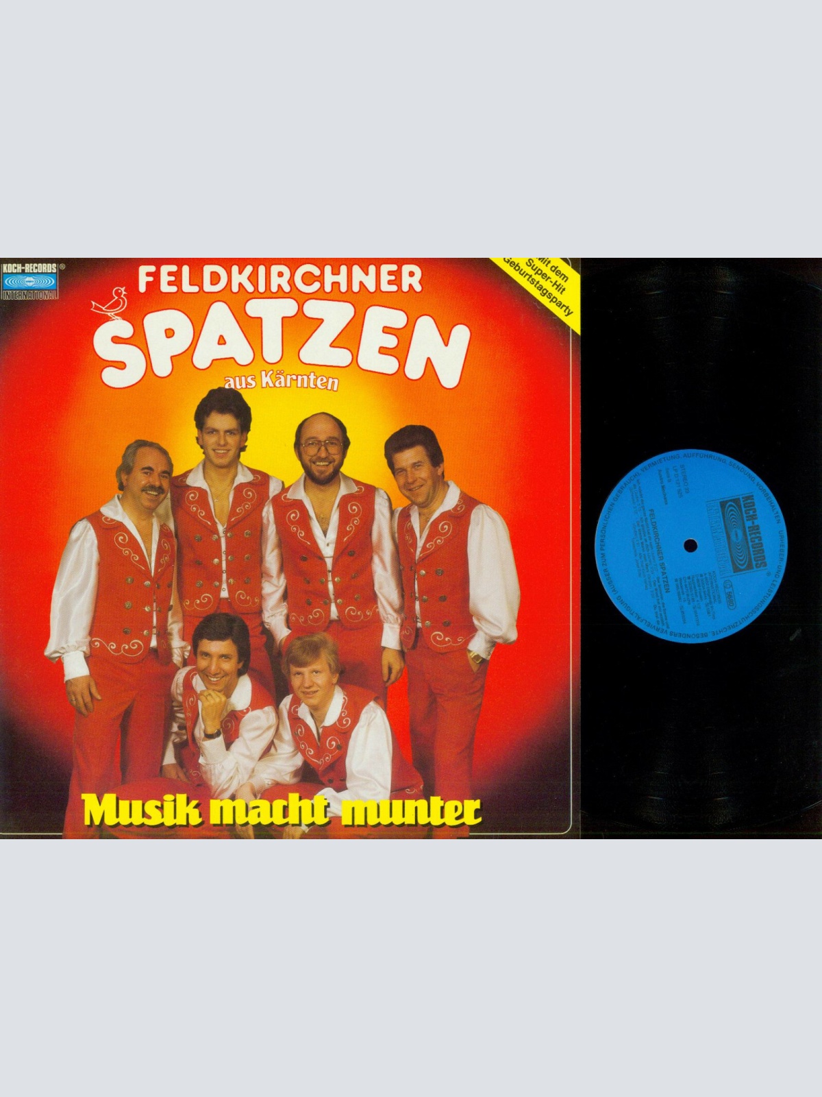 LP--Feldkirchner Spatzen Aus Kärnten – Musik Macht Munter  /NM