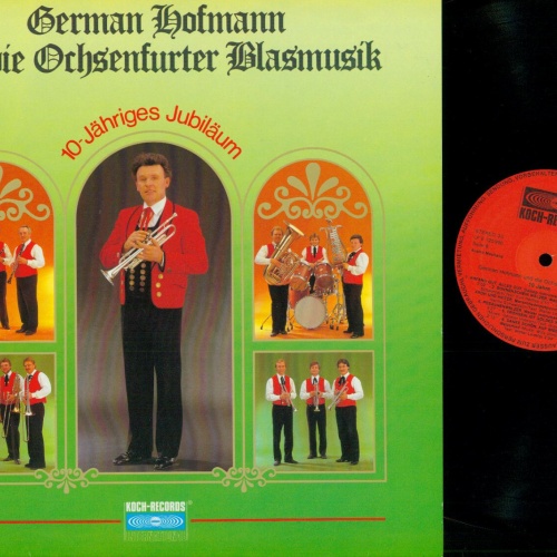 LP--German Hofmann und die Ochsenfurther Blasmusik / 10 Jähriges Jubiläum  /NM