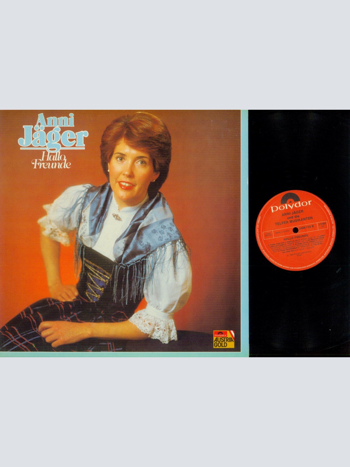 LP-- Anni Jäger – Hallo Freunde  /NM