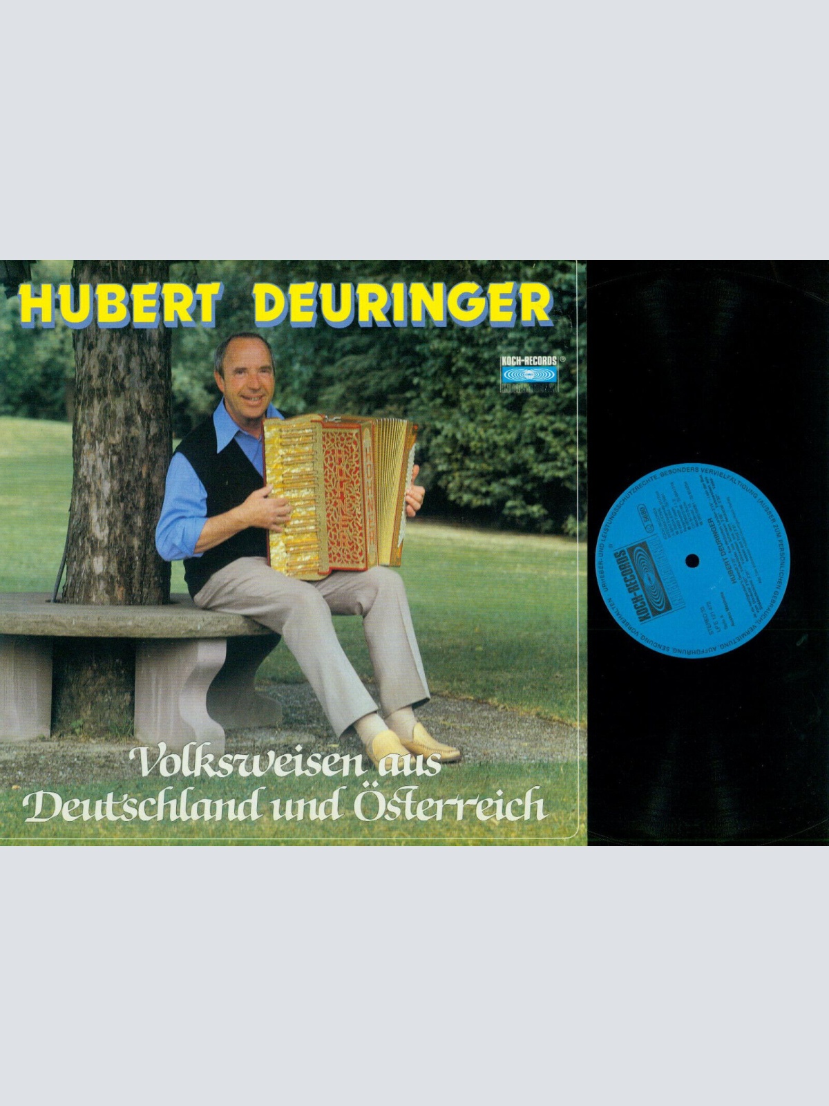LP-- Hubert Deuringer- Volksweisen aus Deutschland und Österreich    / NM