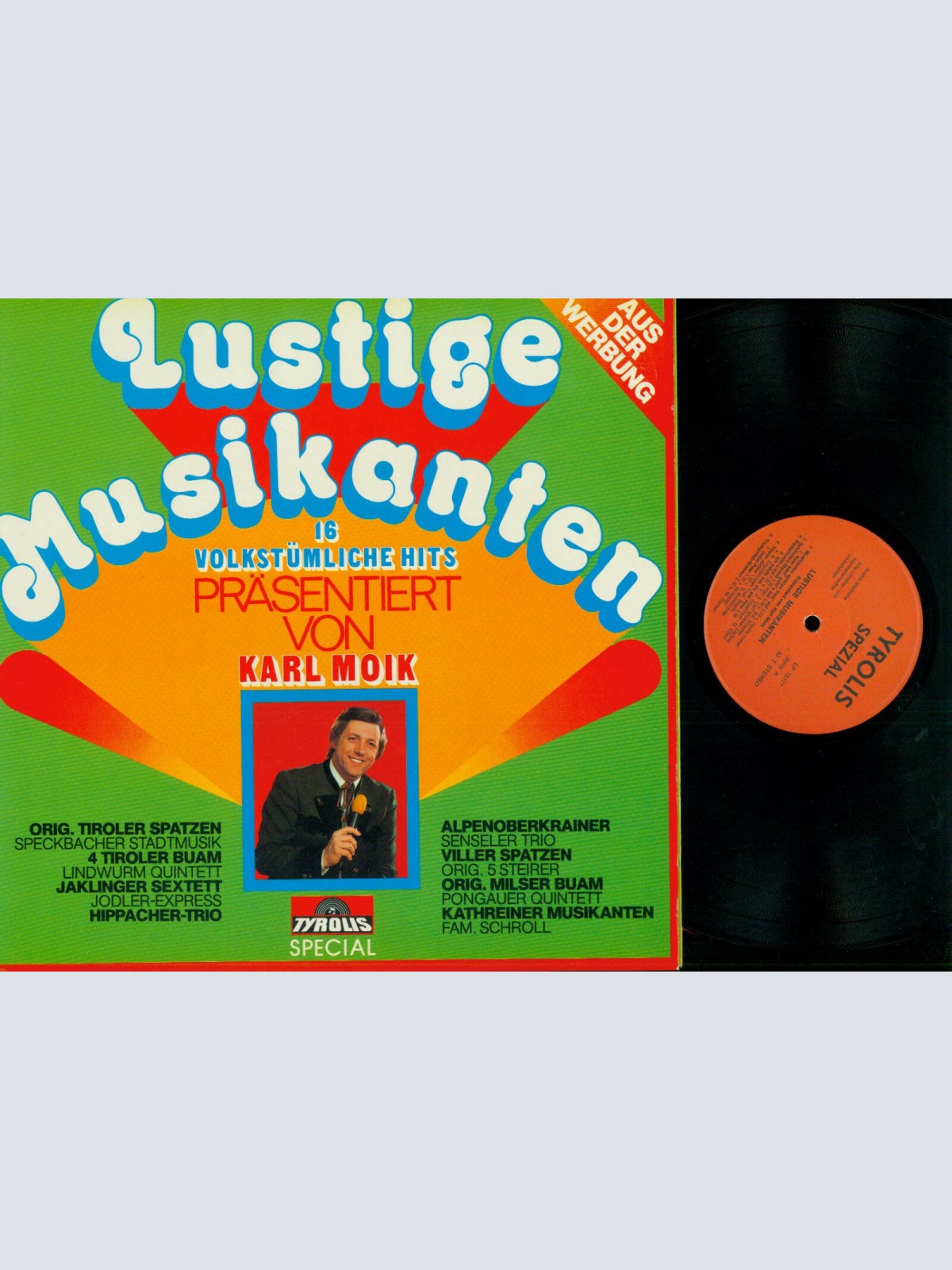 LP-- Lustige Musikanten --   Karl Moik    / NM