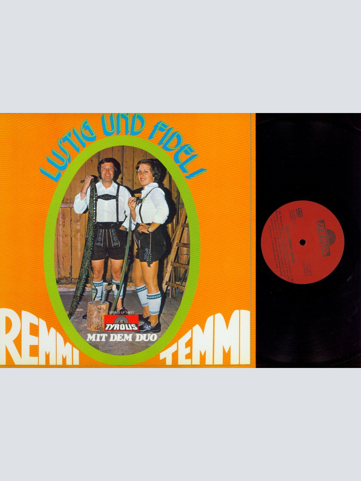 LP-- DUO REMMI TEMMI – Lustig Und Fidel   / NM