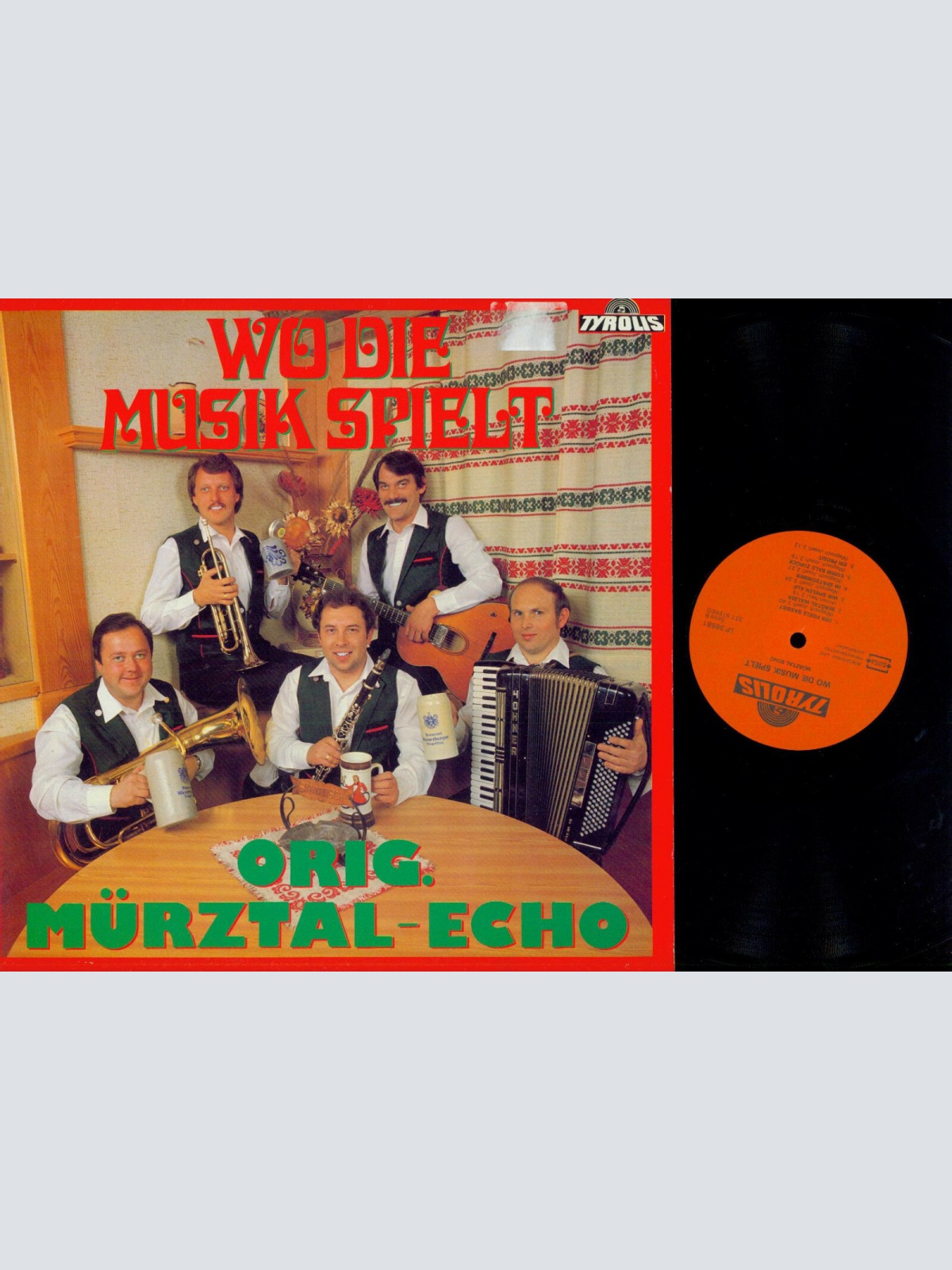 LP--Orig. Mürztal-Echo --  Wo die Musik erklingt     / NM
