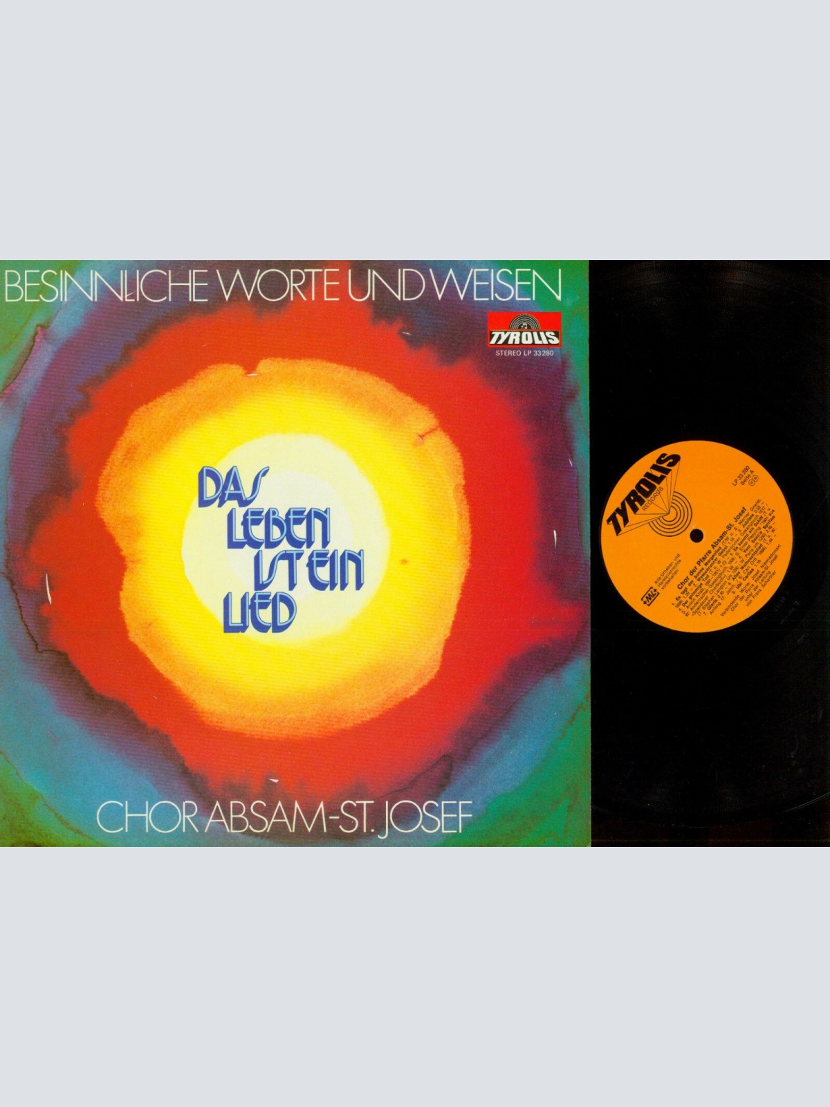 LP--Chor Absam-St. Josef – Besinnliche Worte Und Weisen  / NM