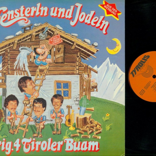 LP--Original 4 Tiroler Buam – Fensterln Und Jodeln  / //NM