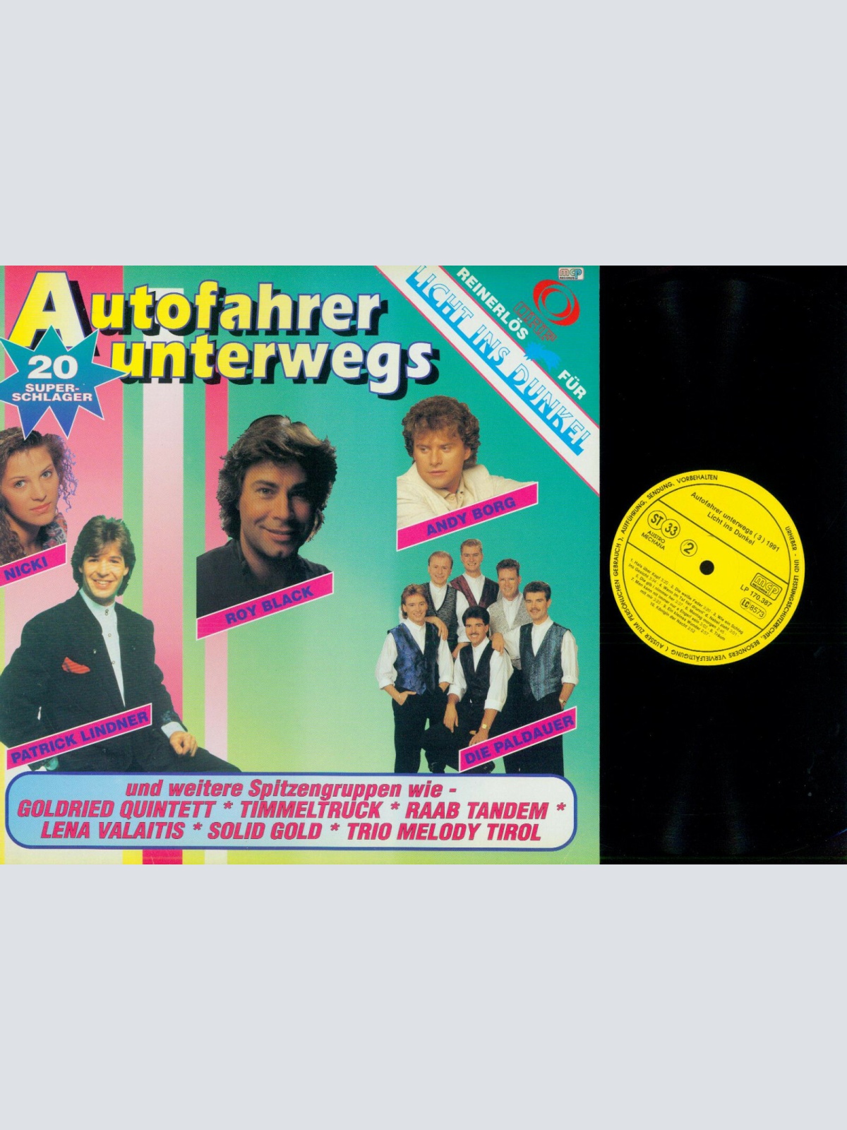 LP--Autofahrer unterwegs  1991 --Roy Black -Nicki     / //NM