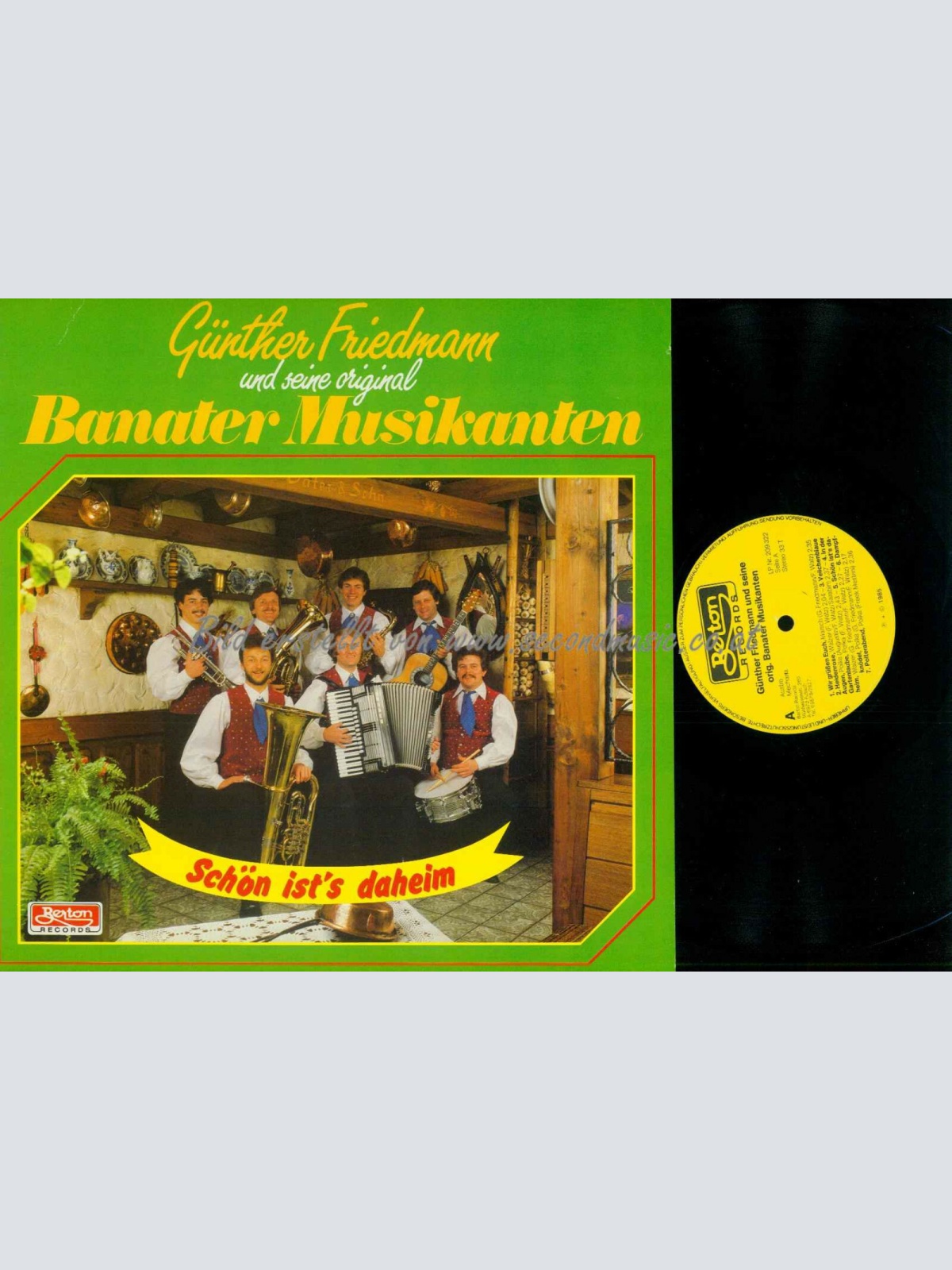 LP--Günther Friedmann  Original Banater Musikanten- Schön ists daheim //    //NM