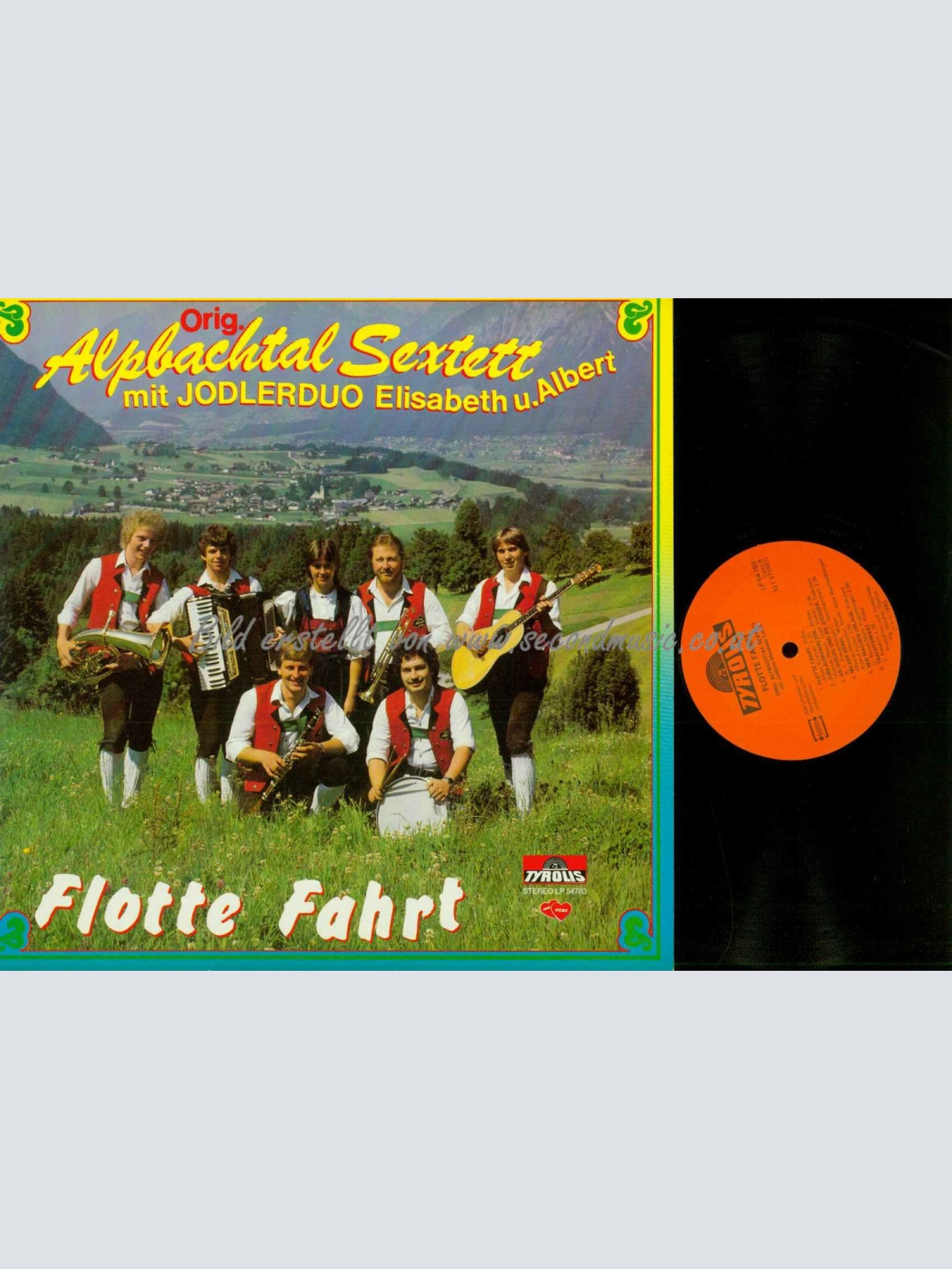 LP--Orig. Alpbachtal Sextett -- Flotte Fahrt  //    NM