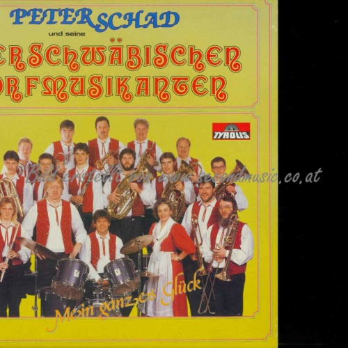 LP--Peter Schad & Oberschwäbischen Dorfmusikanten   //  M