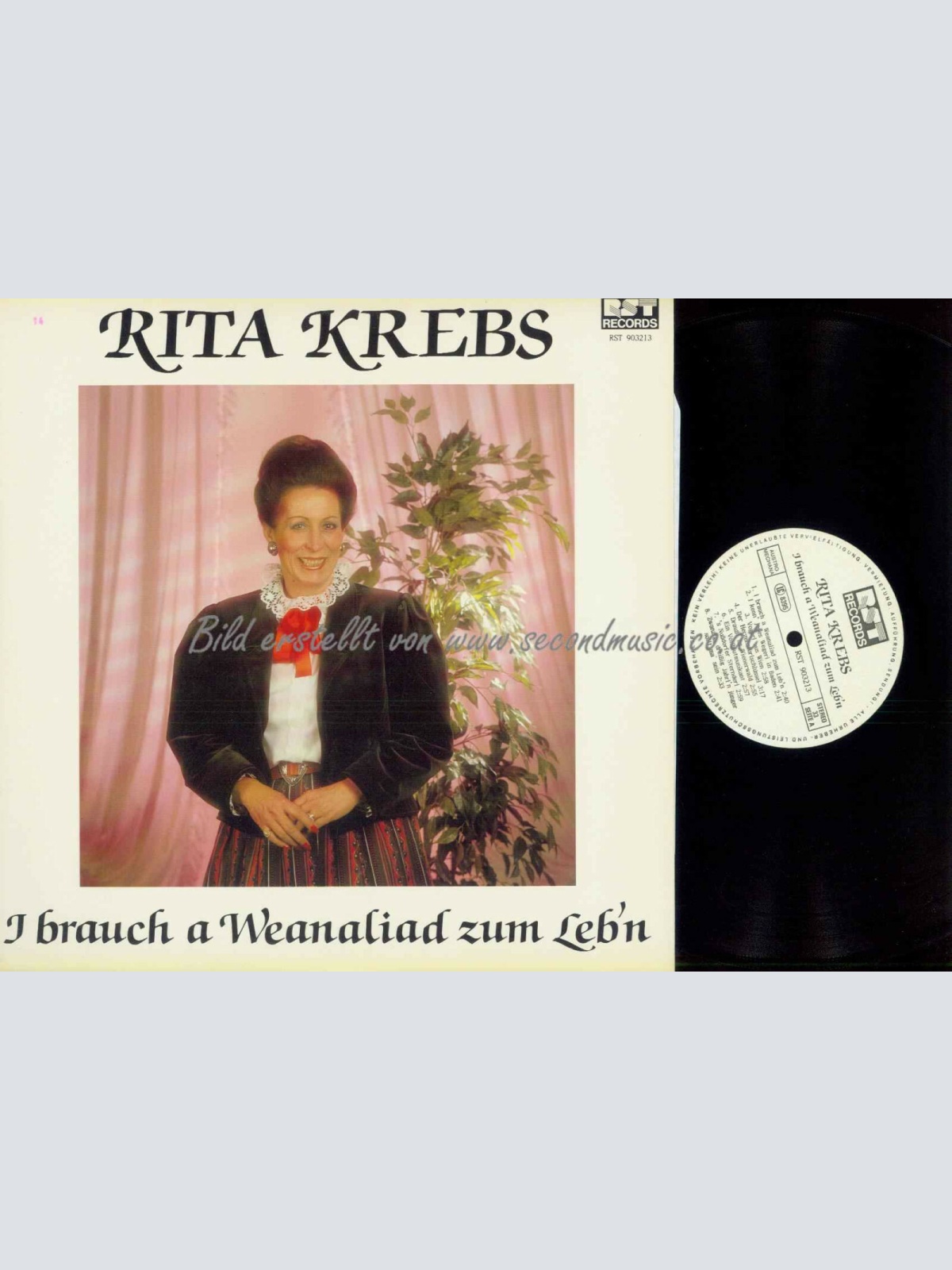 LP--Rita Krebs -- I brauch a Weanaliad zum Lebn   // NM