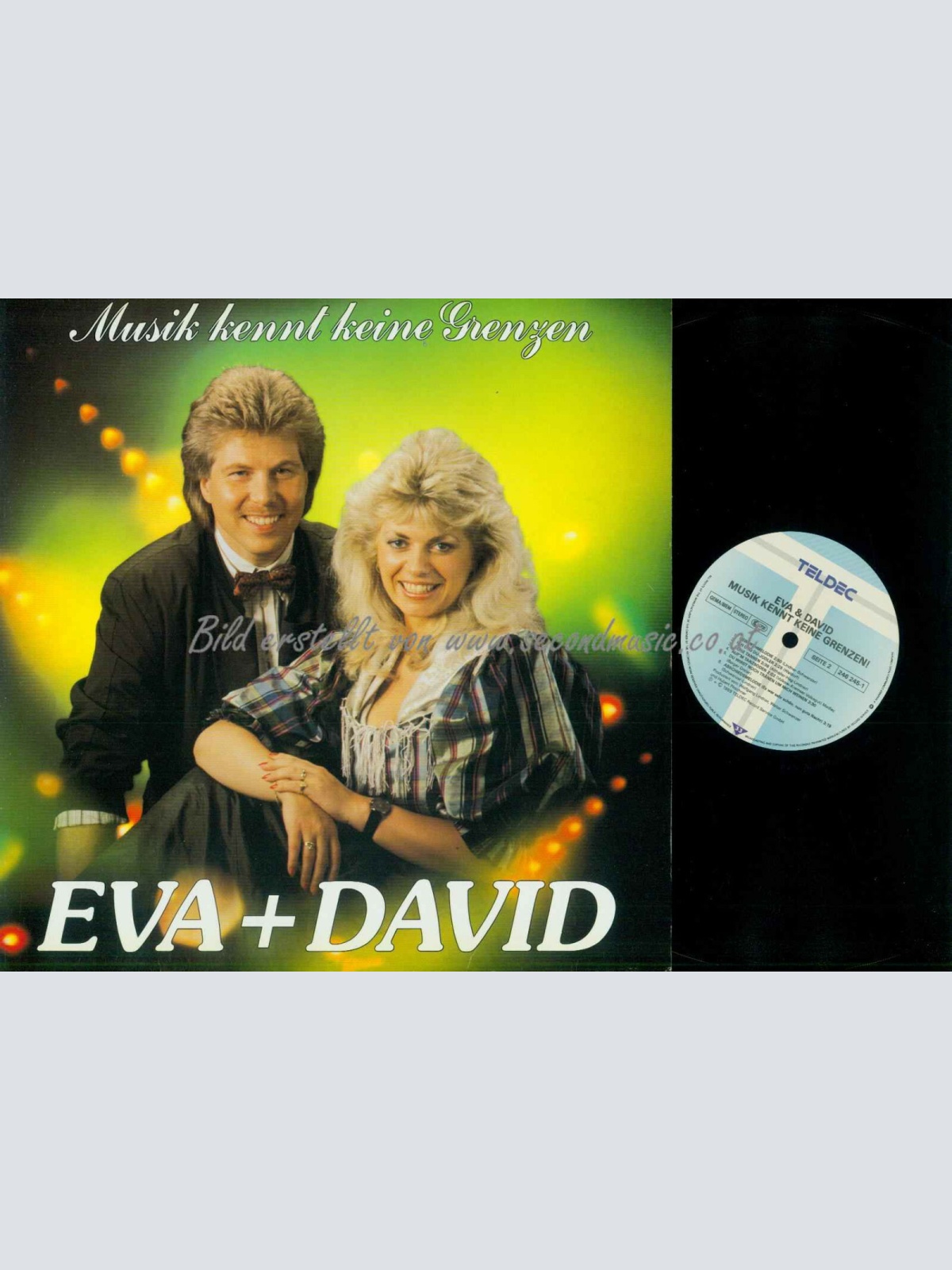 LP--Eva + David – Musik Kennt Keine Grenzen // Teldec / NM