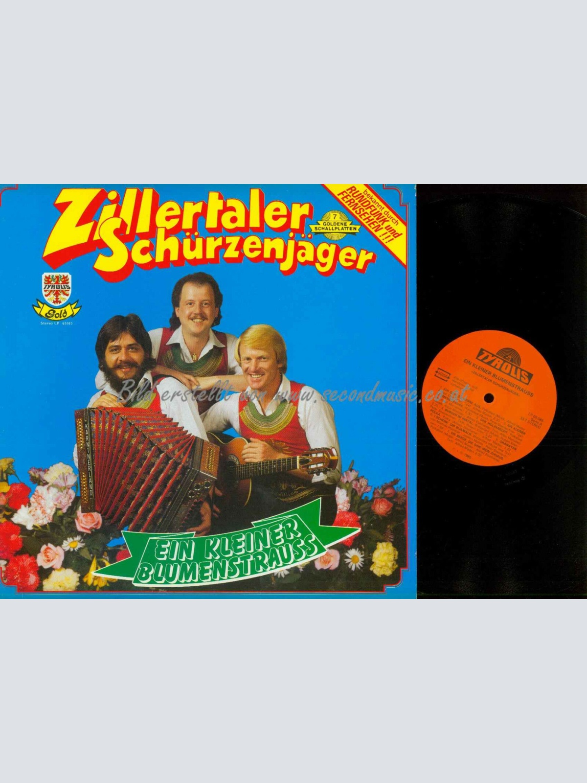 LP--Zillertaler Schürzenjäger – Ein Kleiner Blumenstrauss  //NM