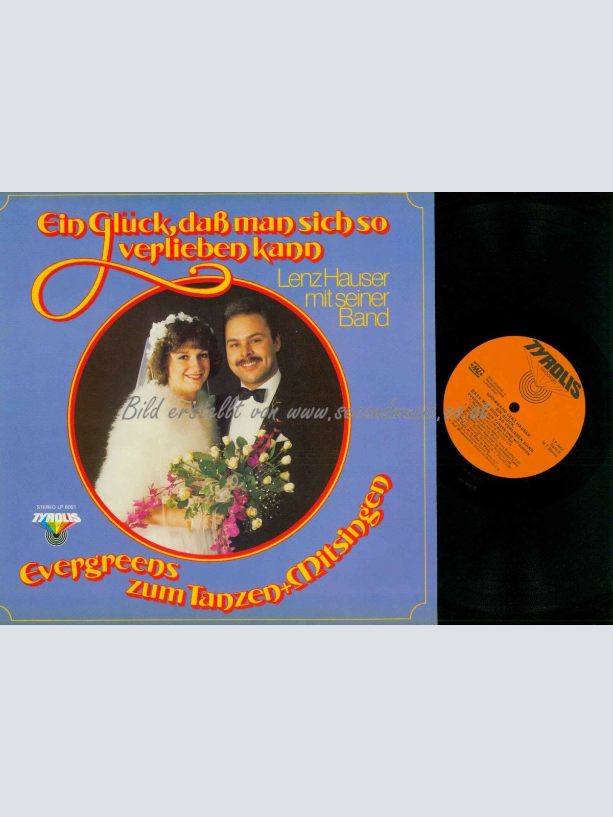 LP--Lenz Hauser mit seiner Band-- Ein Glück daß man sich so verlieben kann /  NM