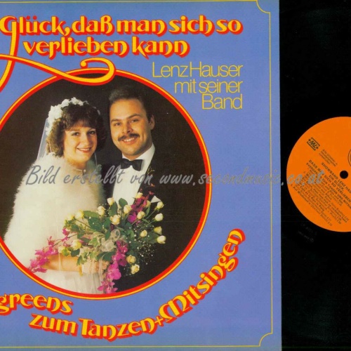 LP--Lenz Hauser mit seiner Band-- Ein Glück daß man sich so verlieben kann /  NM