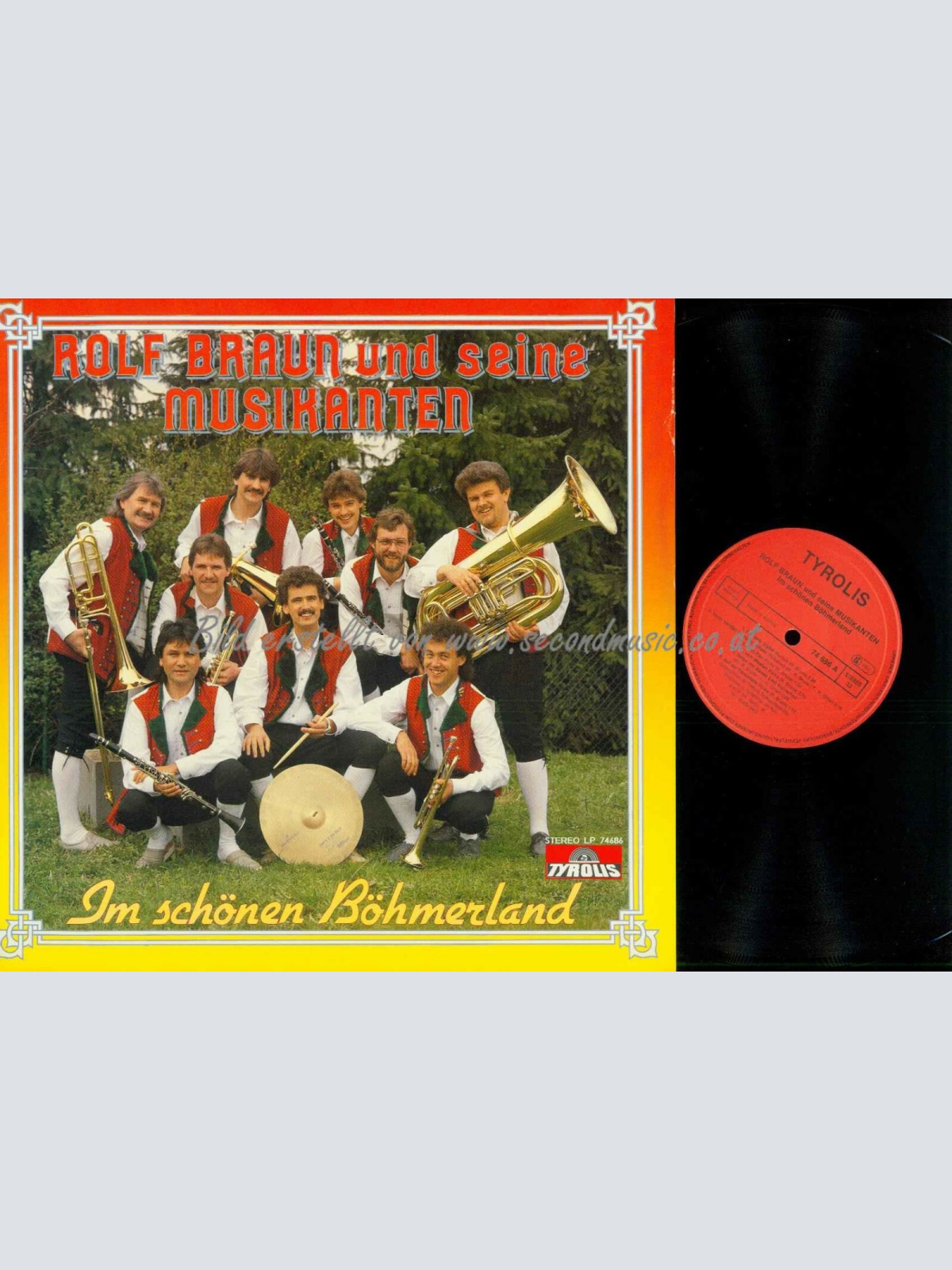 LP--Rolf Braun Und Seine Musikanten – Im Schönen Böhmerwald   //  M