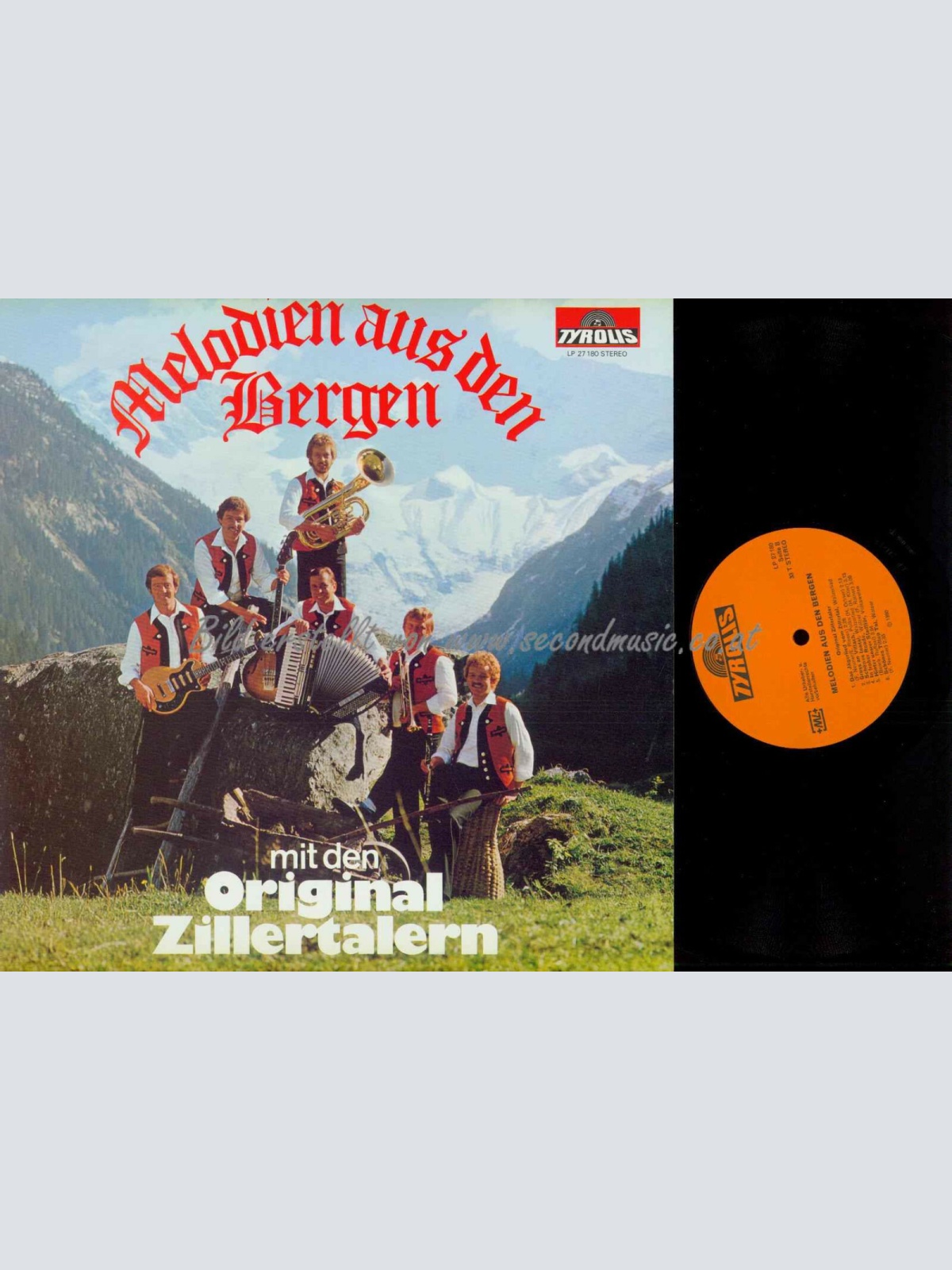 LP--Original Zillertalern - Melodien aus den Bergen //NM