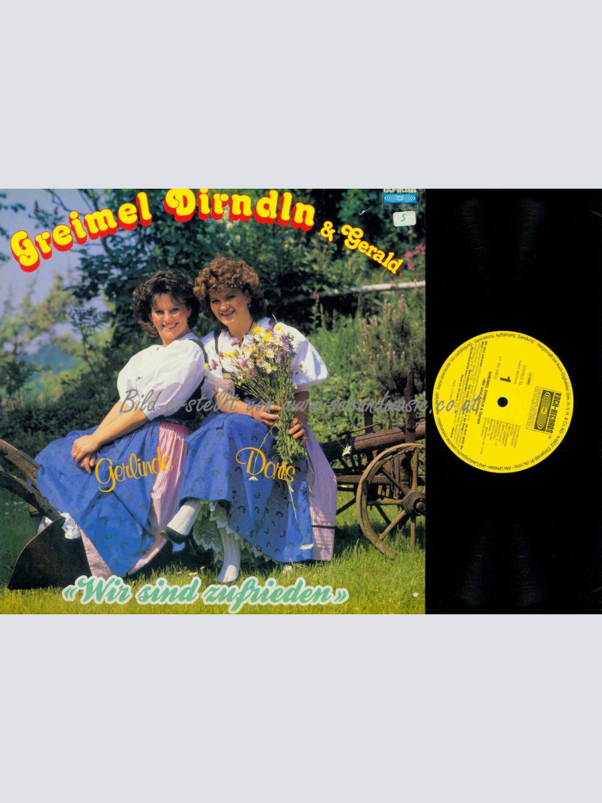 LP--Greimel Dirndln–Wir sind zufrieden/  NM / VG