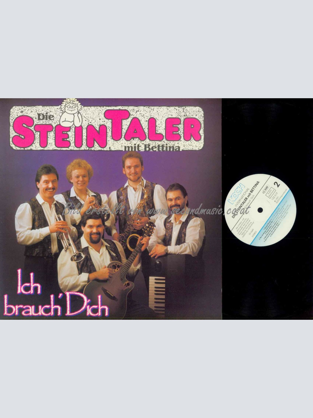 LP--Die Steintaler Mit Bettina  – Ich Brauch' Dich  /   NM