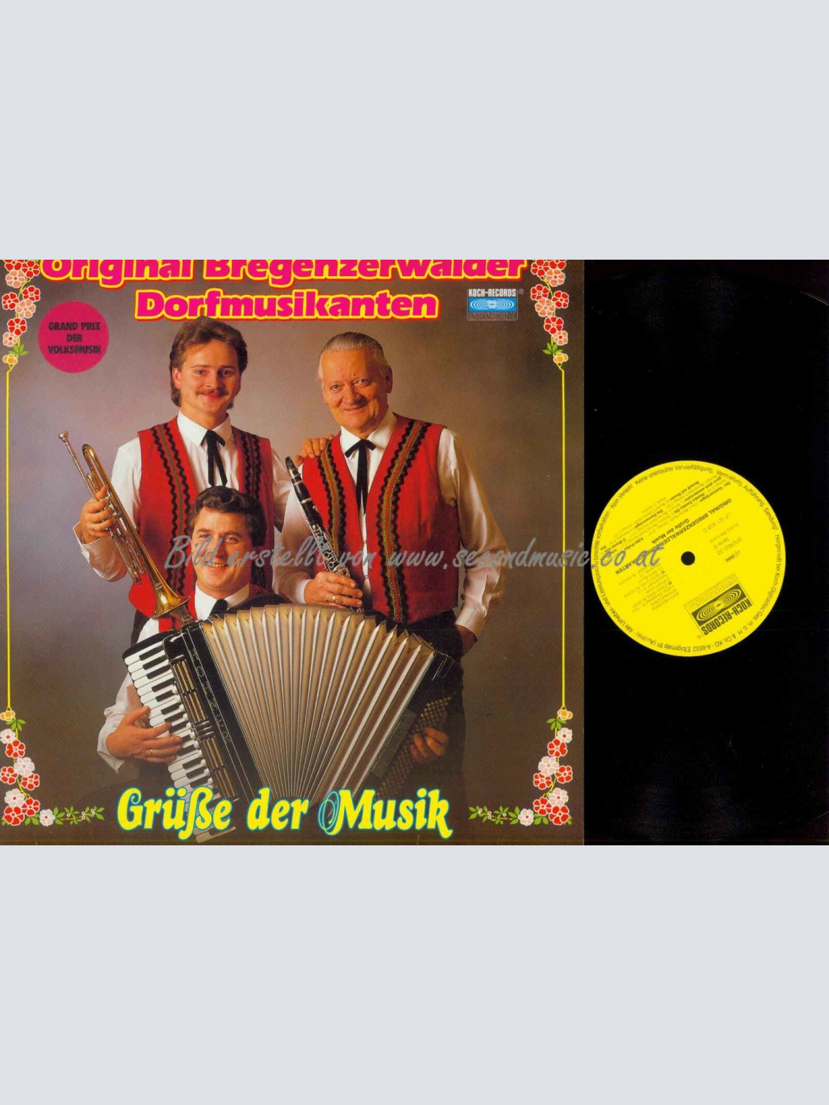 LP--Original Bregenzerwälder Dorfmusikanten – Grüße Der Musik/   NM