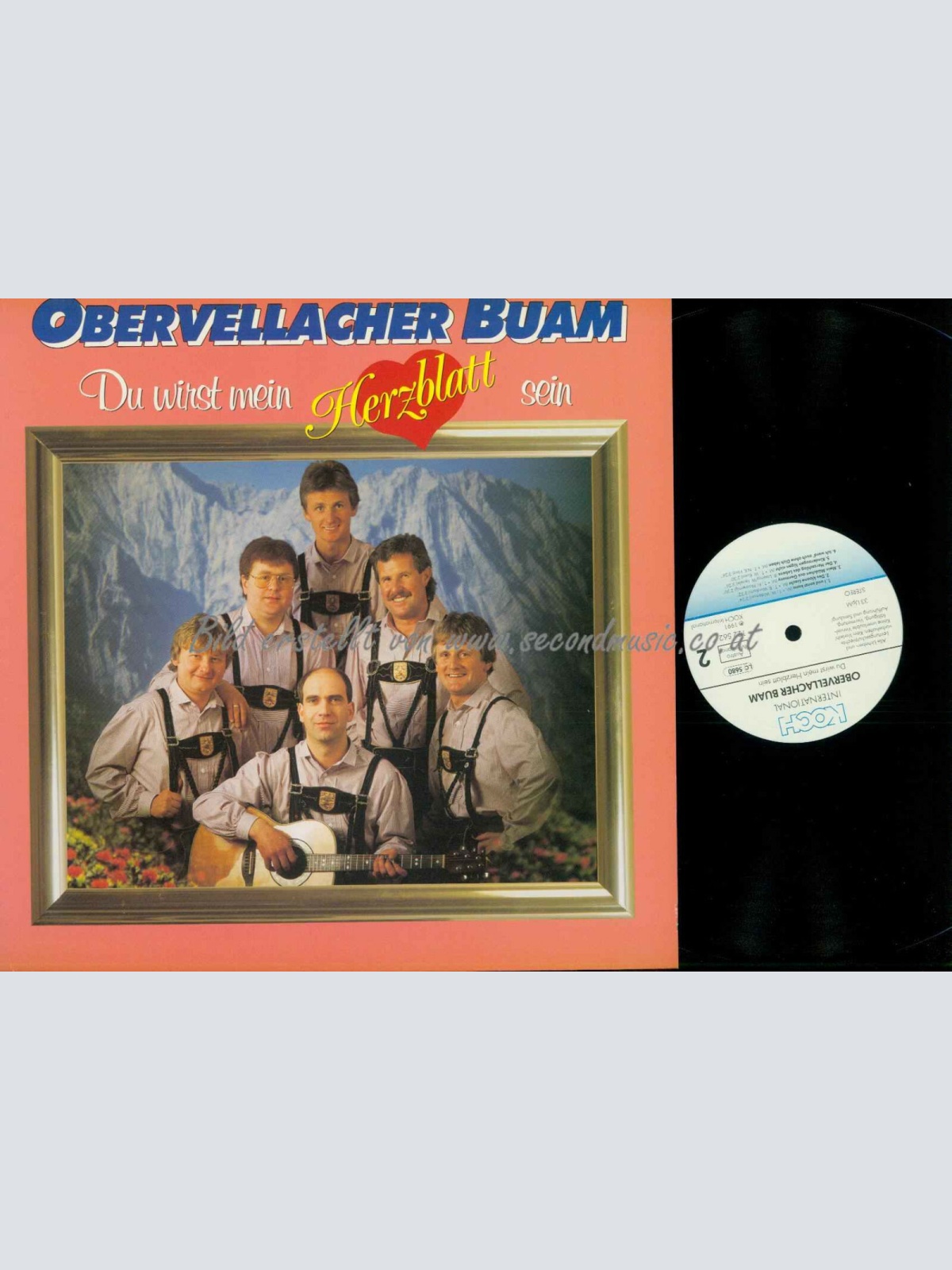 LP--Obervellacher Buam – Du Wirst Mein Herzblatt Sein /  NM