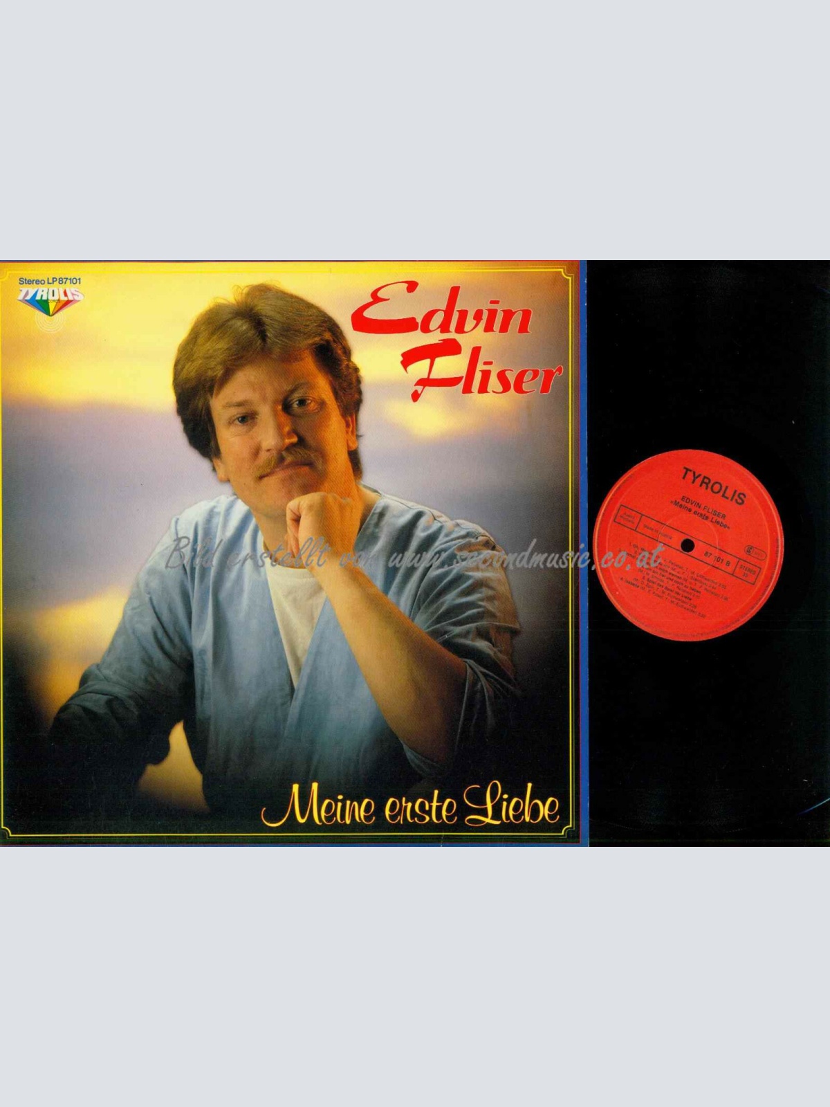 LP--Edvin Fliser -- meine erste Liebe  /  NM