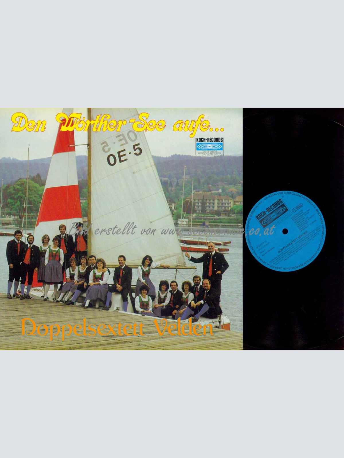 LP-- Doppelsextett Velden – Den Wörther-See Aufe. /      NM