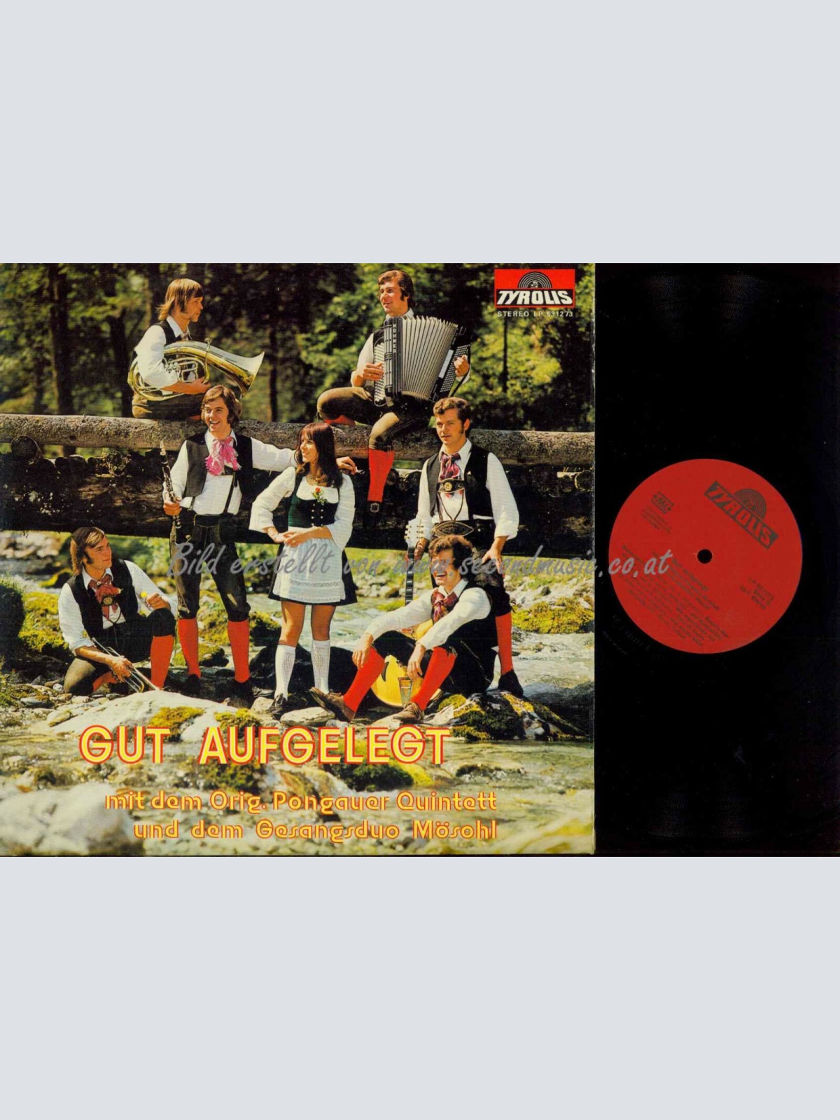 LP-- Das Original Pongauer Quintett, Gesangsduo Möschl – Gut Aufgelegt/      NM