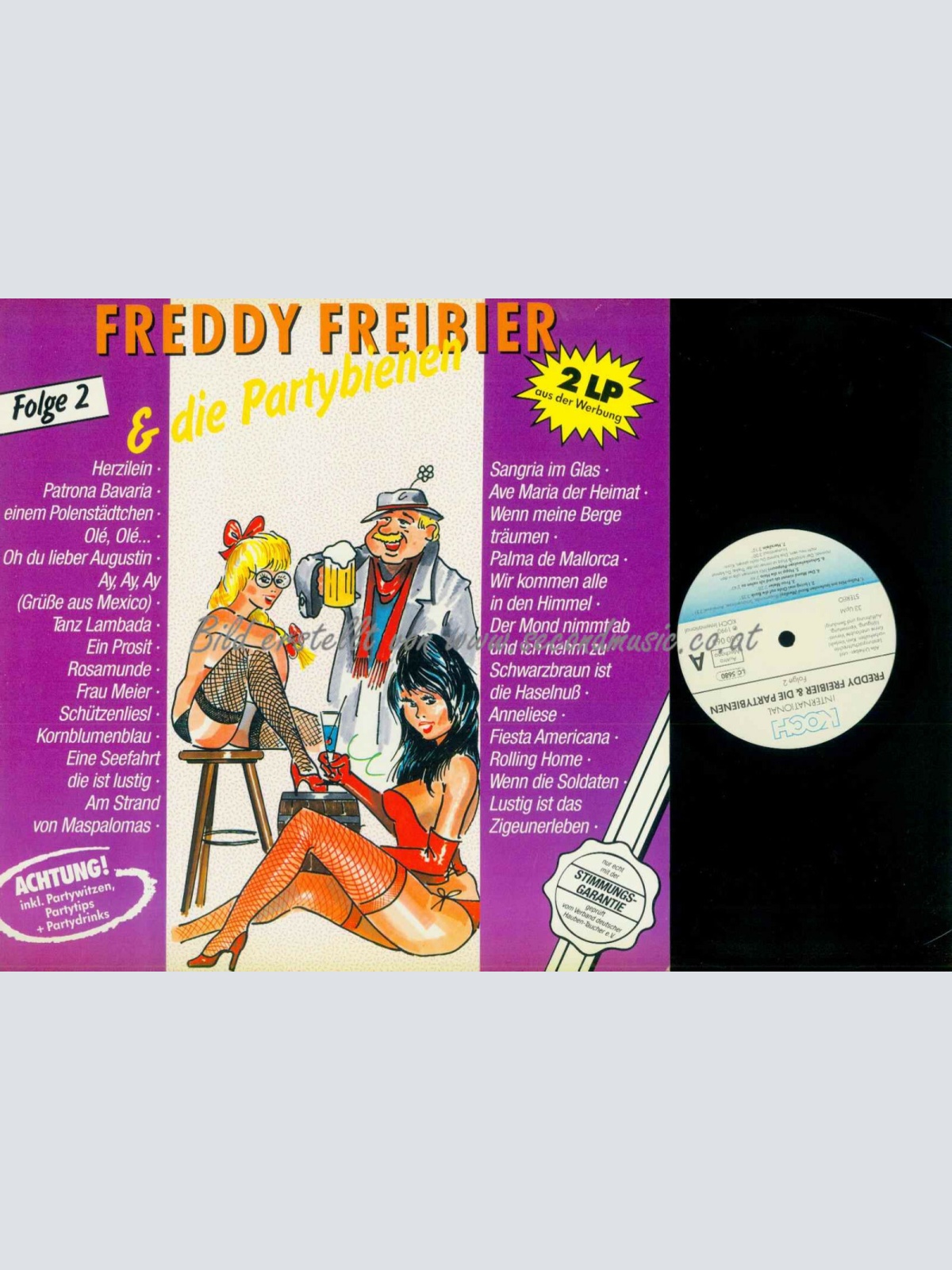 LP-- Freddy Freibier & Die Partybienen-- Folge 2   // NM