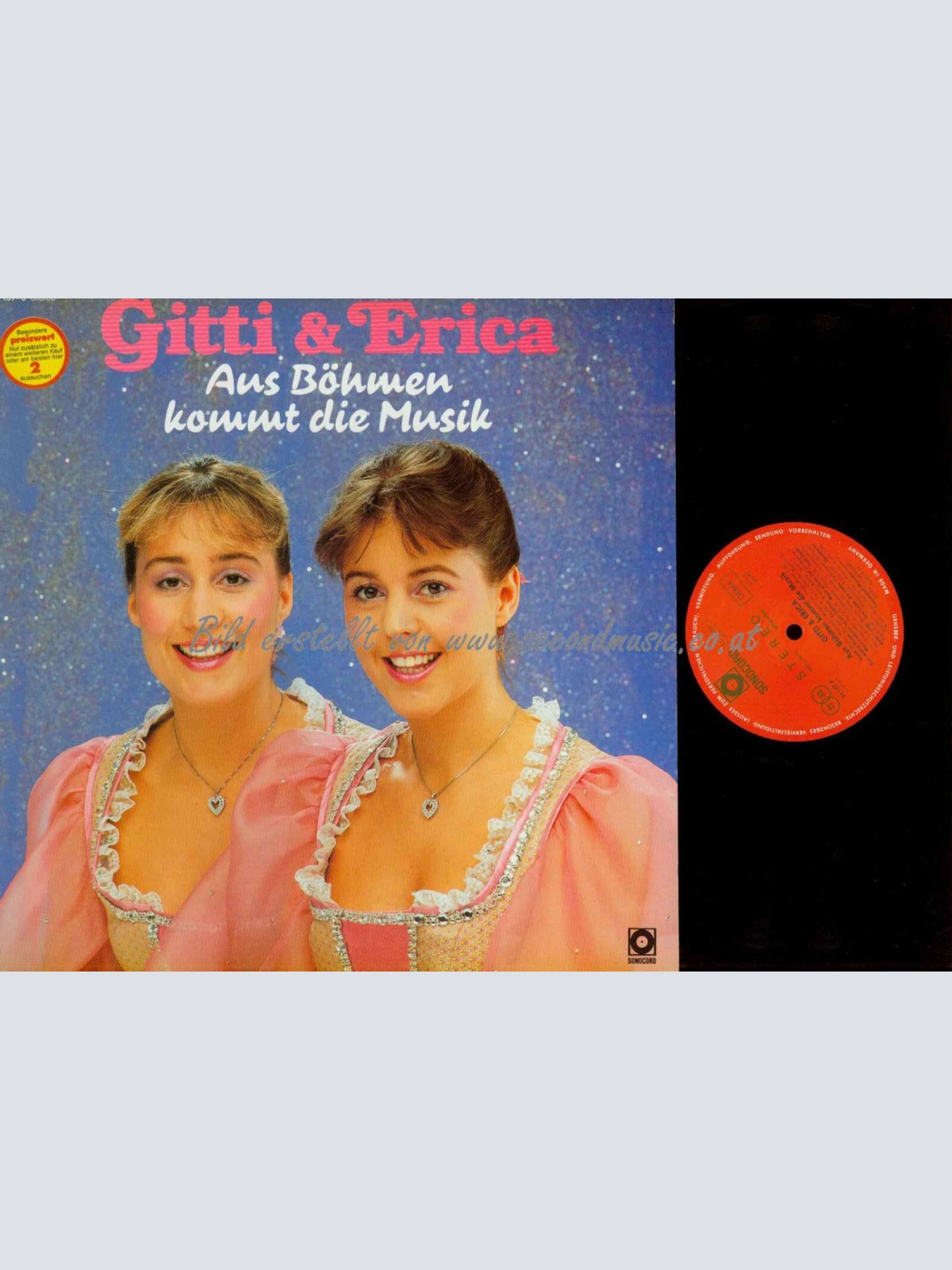 LP-- Gitti & Erika – Aus Böhmen kommt die Musik  /      NM