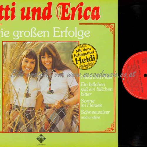 LP--Gitti Und Erica – Die Großen Erfolge // NM