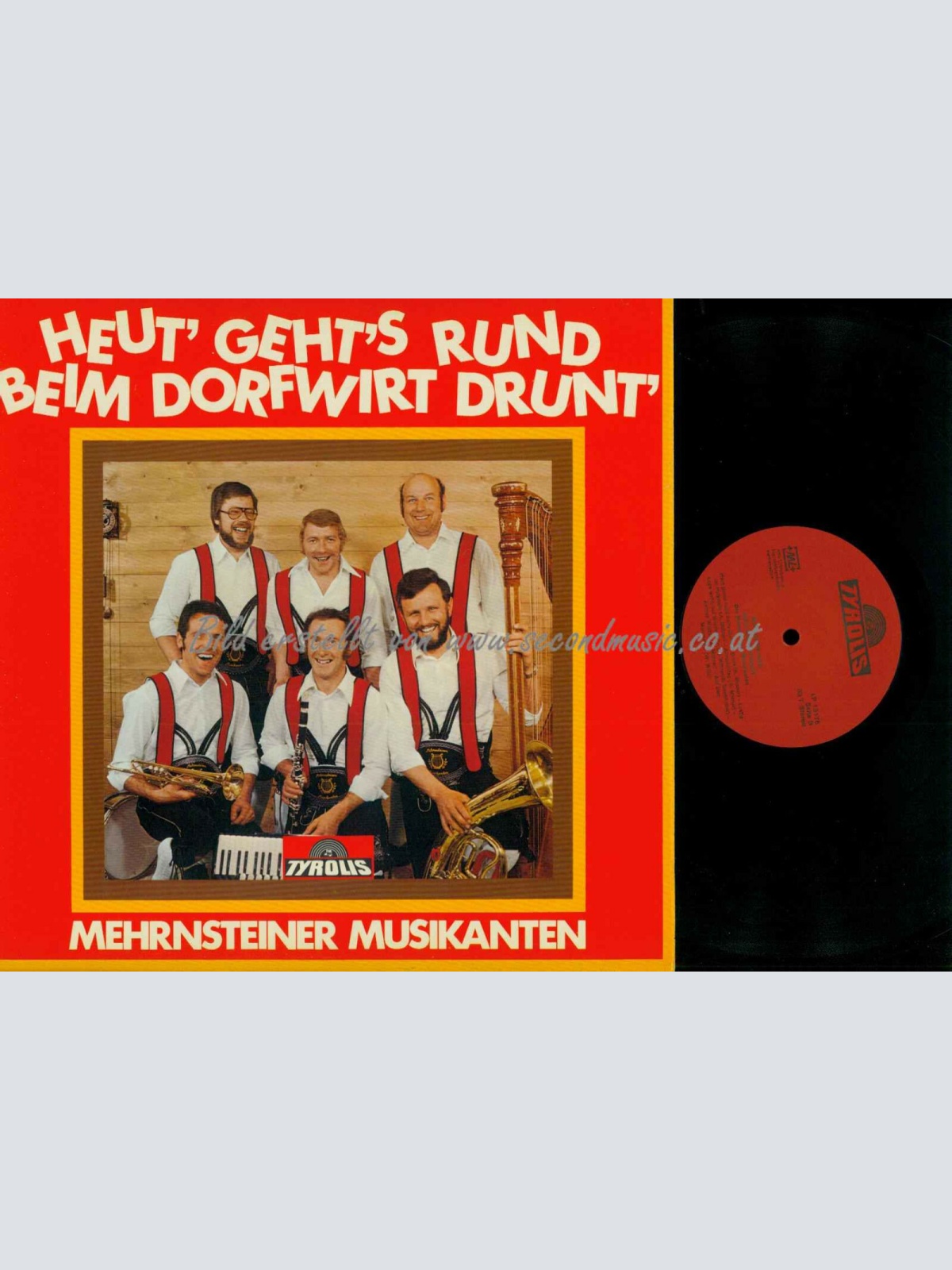 LP--Mehrnsteiner Musikanten – Heut' Geht's Rund Beim Dorfwirt Drunt'   // NM