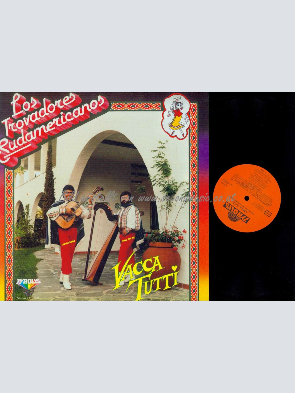 LP-  Los Trovadores Sudamericanos  -- Vacca Tutti  // NM