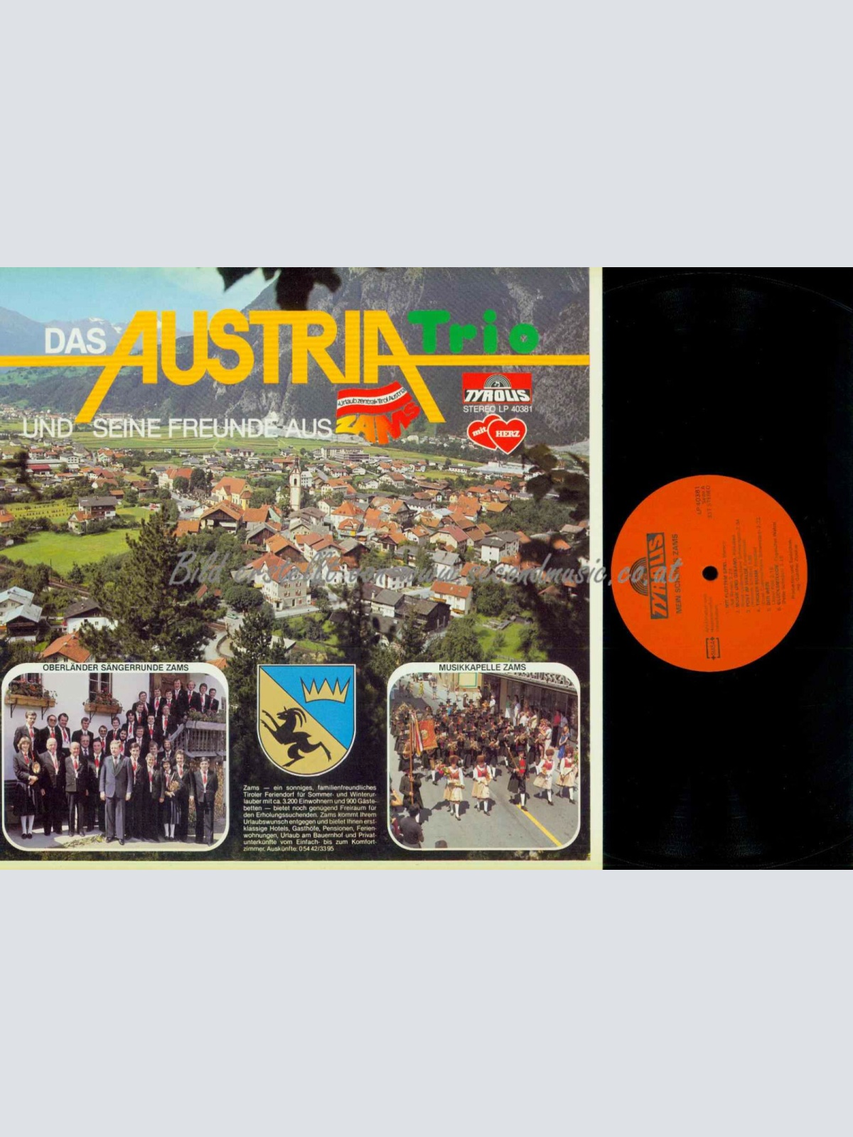LP--Das Austria Trio – Mein Schönes Zams  // NM