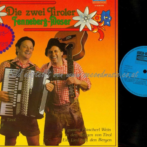 LP-Die Zwei Tiroler Fenneberg - Moser Einfach Spitze Ihre Lieder Und Witze / Blu