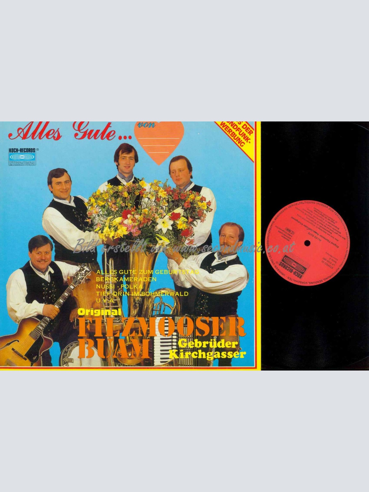 LP- Original Filzmooser Buam – Alles Gute  / NM