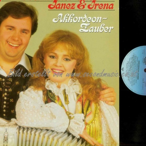 LP-- Oberkrainer Duo Janez & Irena -- Akkordeon Zauber  //NM