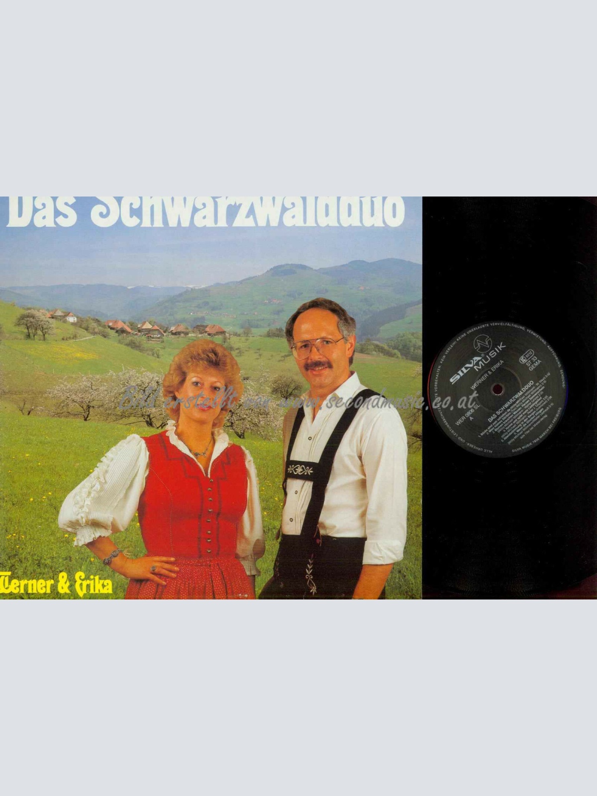 LP--Das Schwarzwaldduo Werner & Erika   / NM