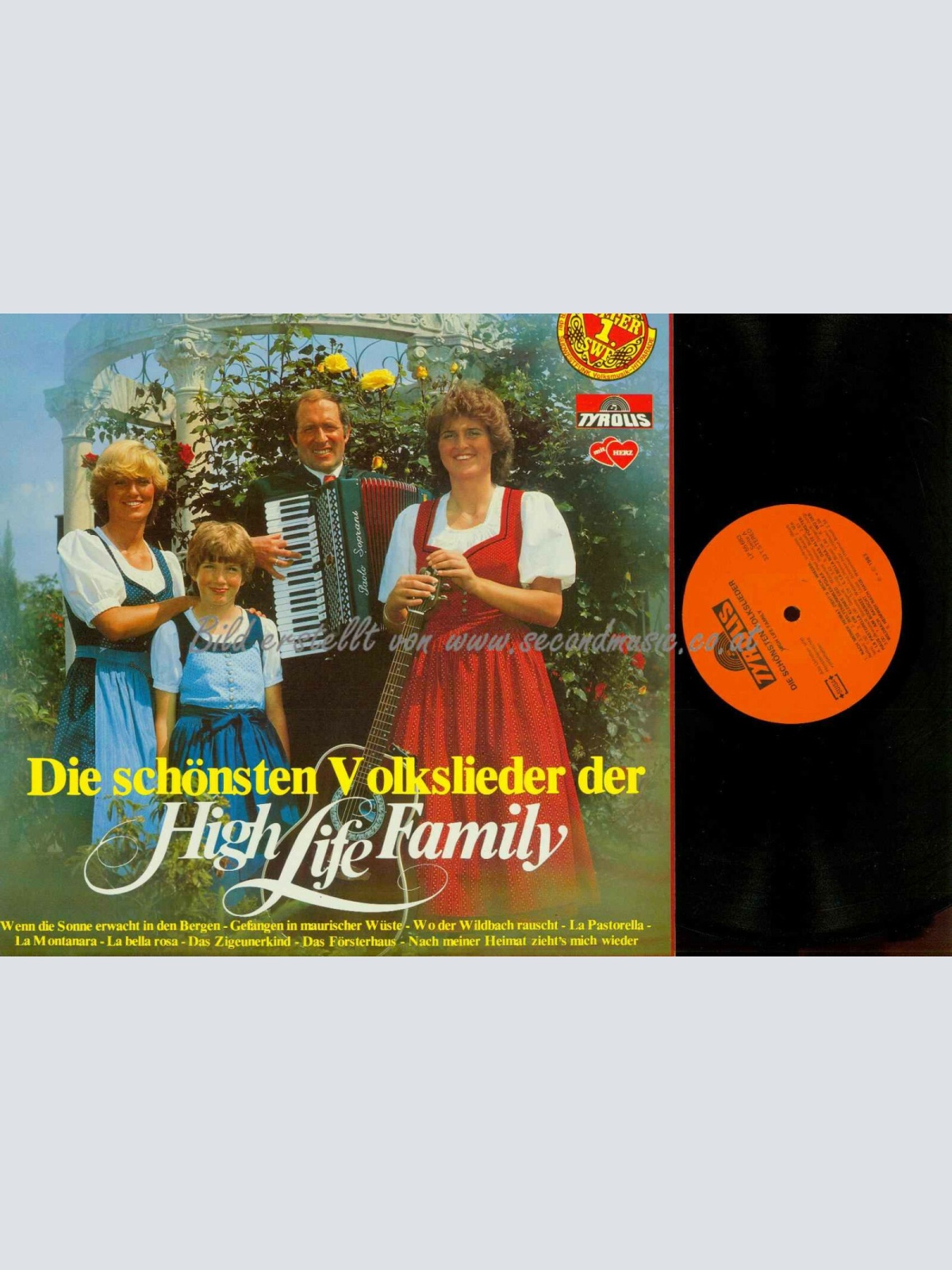 LP--High Life Family – Die Schönsten Volkslieder Der High Life Family //  NM