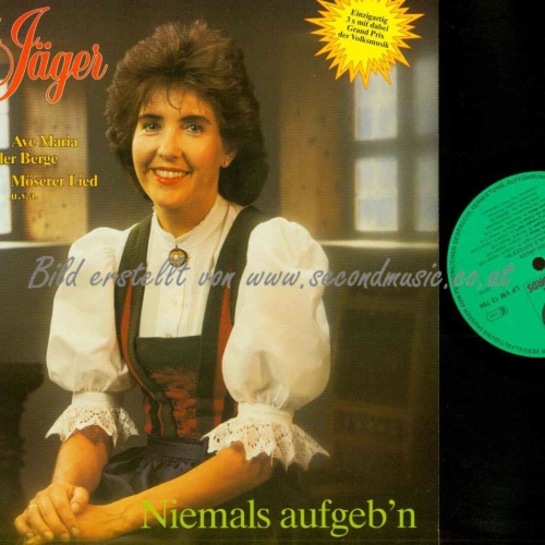 LP--Anni Jäger – Niemals Aufgeb'n //  NM