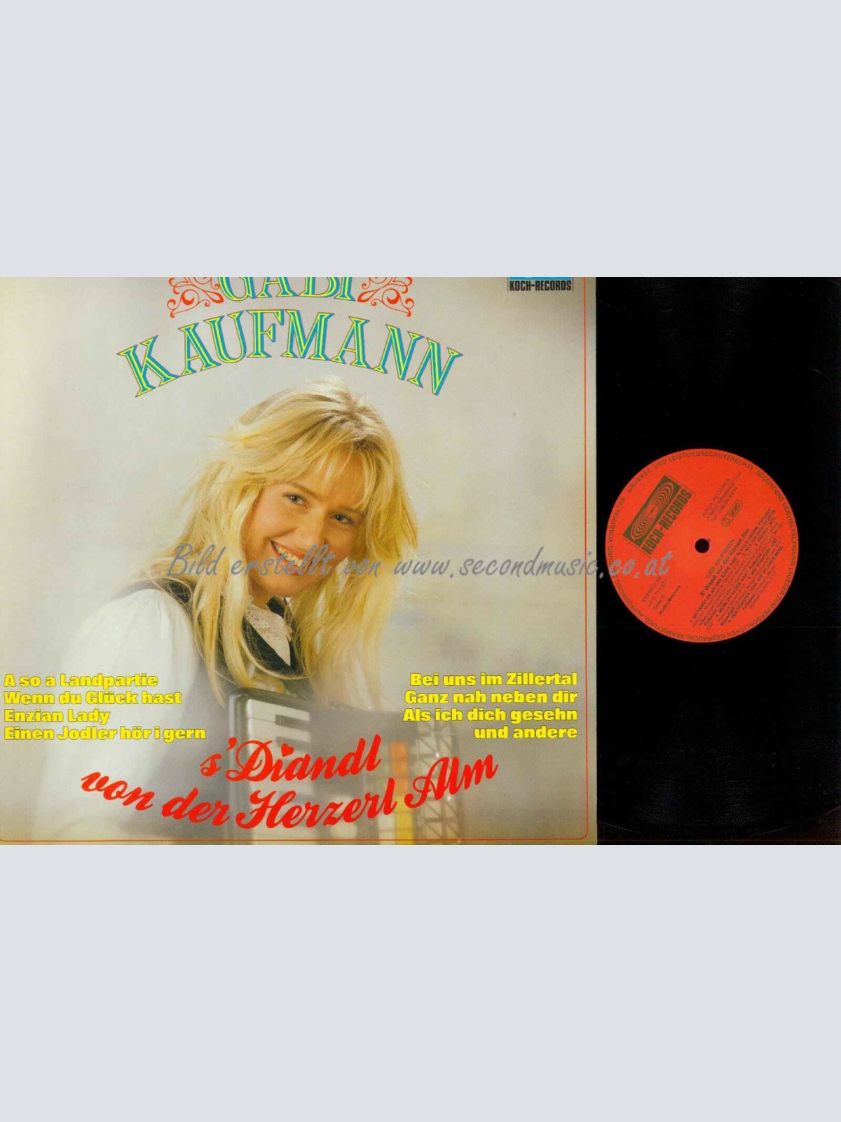 LP-- Gabi Kaufmann -- Diandl von der Herzerl Alm   //  NM