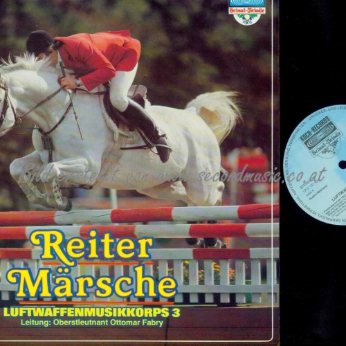 LP--  Reiter Märsche - Luftwaffenmusikkorps 3  //  NM
