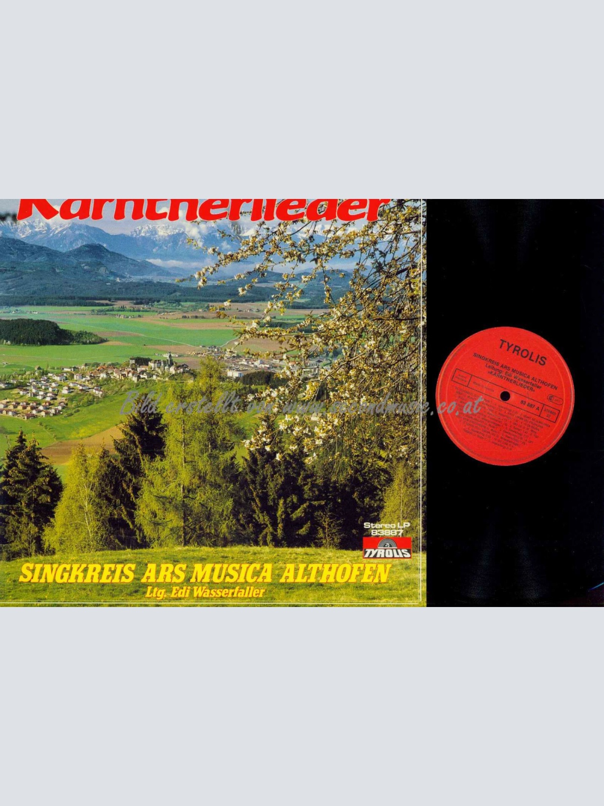 LP--Singkreis Ars Musica Althofen – Kärntnerlieder  //  NM
